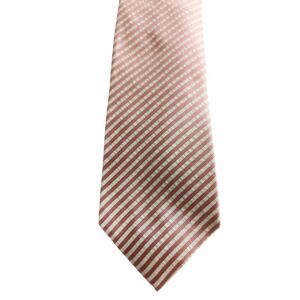 Banana Republic - Silk Cotton Blend Seersucker Woven Diagonal Striped Neck Tie